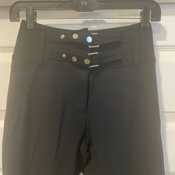 CACHE CONTOUR COLLECTION black bell bottom pants SZ 0 - Picture 4 of 12